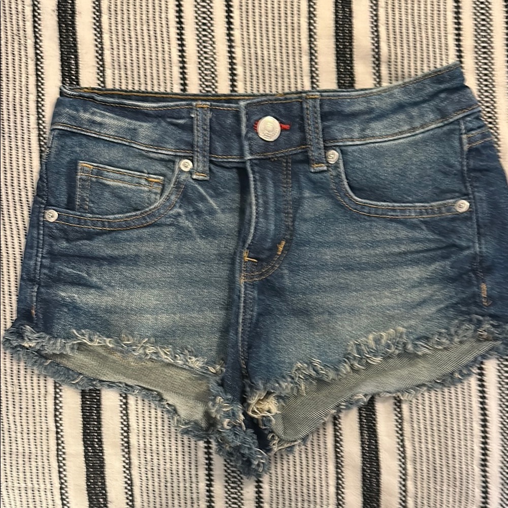 H&M Blue Jean Shorts Cut-Off Style